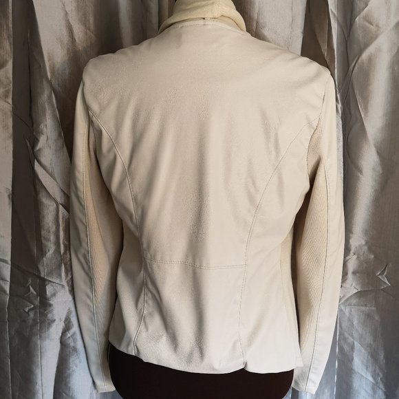 Blank NYC bilateral vegan leather and jersey jacket - Picture 3 of 4